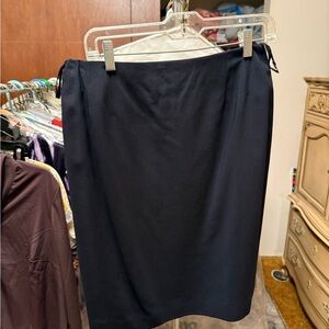 Emanuel Ungaro Midnight Blue Pencil Skirt